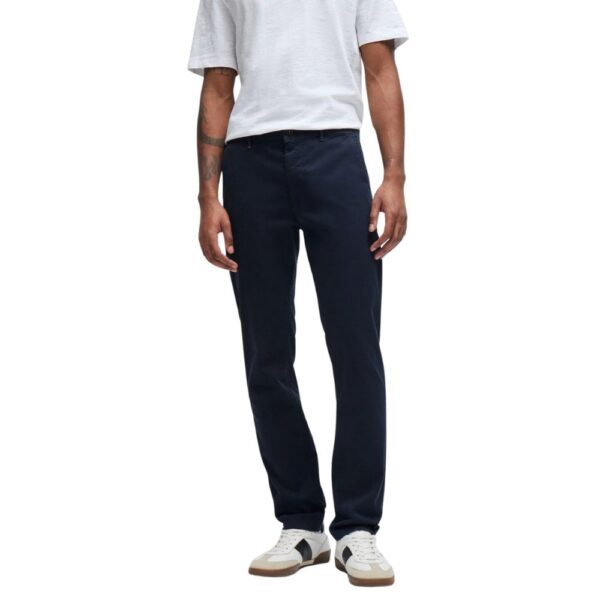 BOSS Blue Slim Fit Cotton Chinos