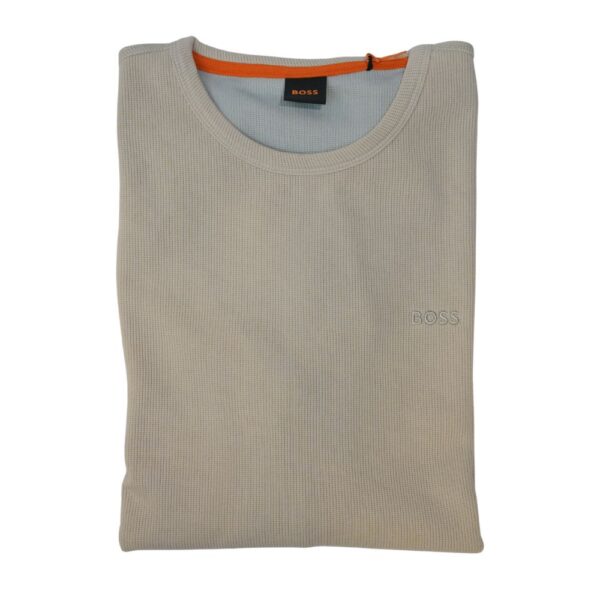 BOSS Tempesto Beige Waffle T-Shirt