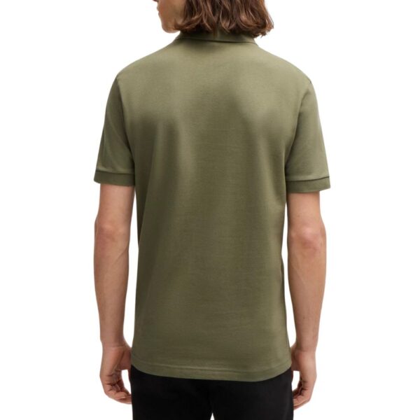 BOSS Passenger Light Green Slim Fit Polo Shirt 2