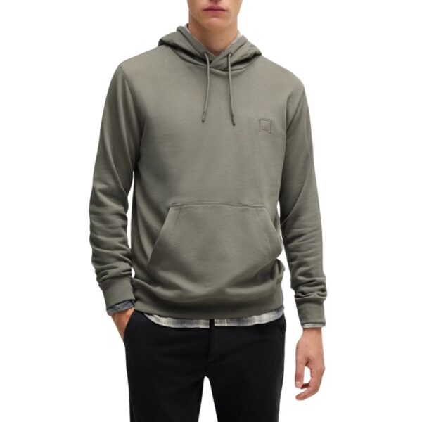 BOSS WeTalk Slim Fit Open Grey Hoodie