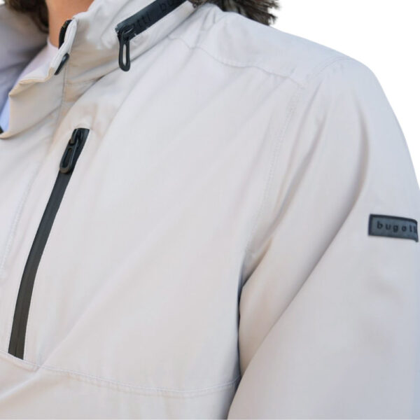 BUGATTI RAINSERIES SUPER LIGHTWEIGHT GREY WATERPROOF JACKET closeup