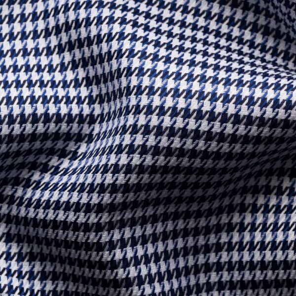 ETON Navy Houndstooth Signature Twill Shirt 2