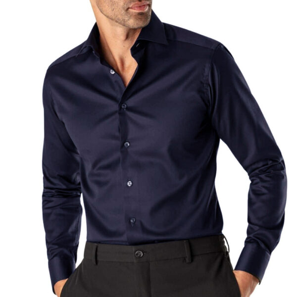 Eton Contemporary Fit Navy Shirt 1