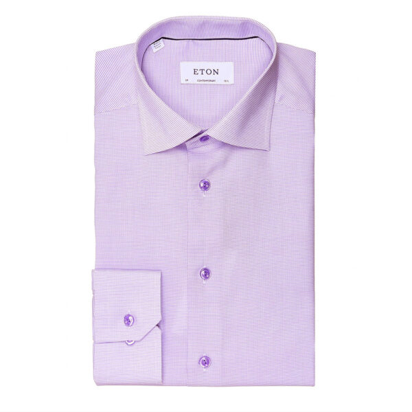 Eton Contemporary Fit Royal Dobby Pink Shirt