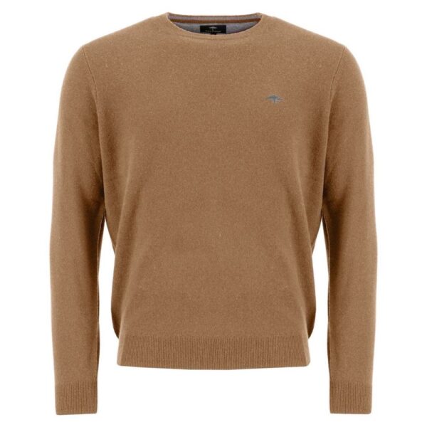 Fynch Hatton Beige Crew Neck Sweater