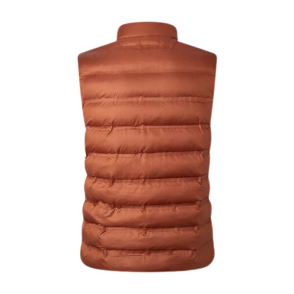 Hackett LIGHTWEIGHT PADDED GILET IN ORANGE back