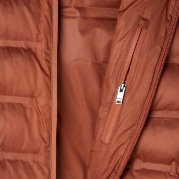 Hackett LIGHTWEIGHT PADDED GILET IN ORANGE zip