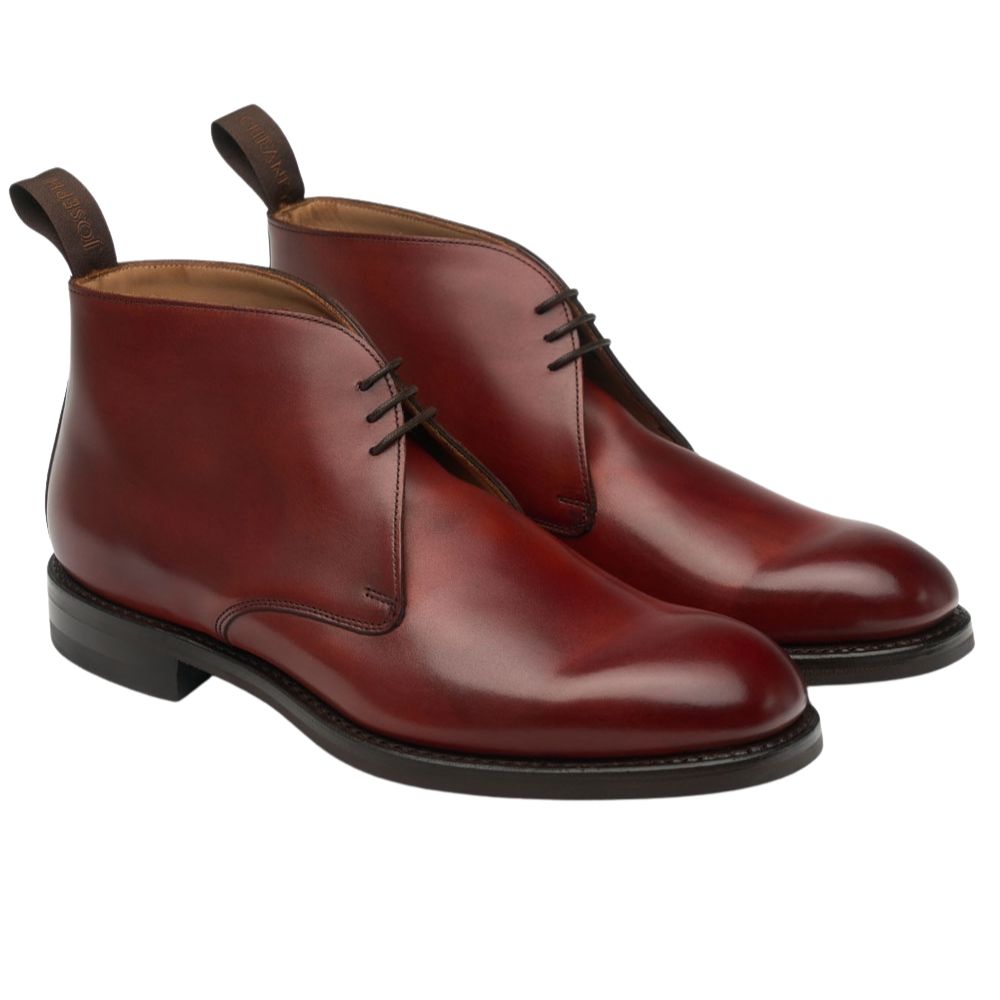 Jackie III R Chukka Boot in Dark Leaf Calf Leather