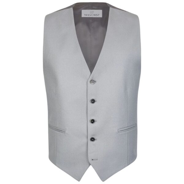 Wilvorst Grey Virgin Wool Waistcoat