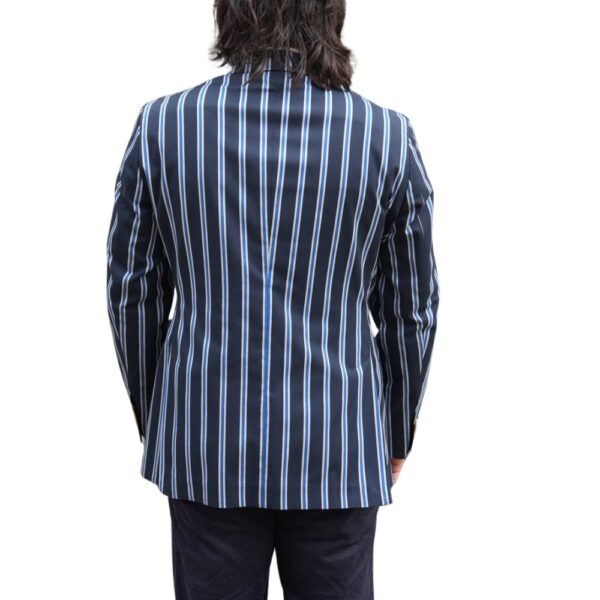 Navy Striped Smart Jacket 2