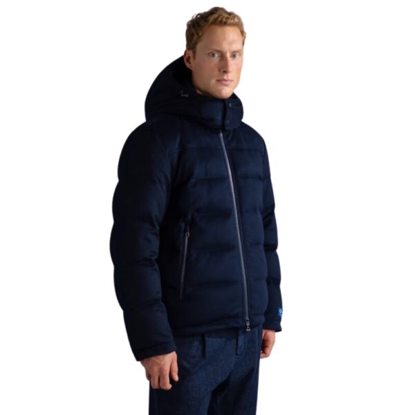 PAUL SHARK Puffer Navy Jacket side