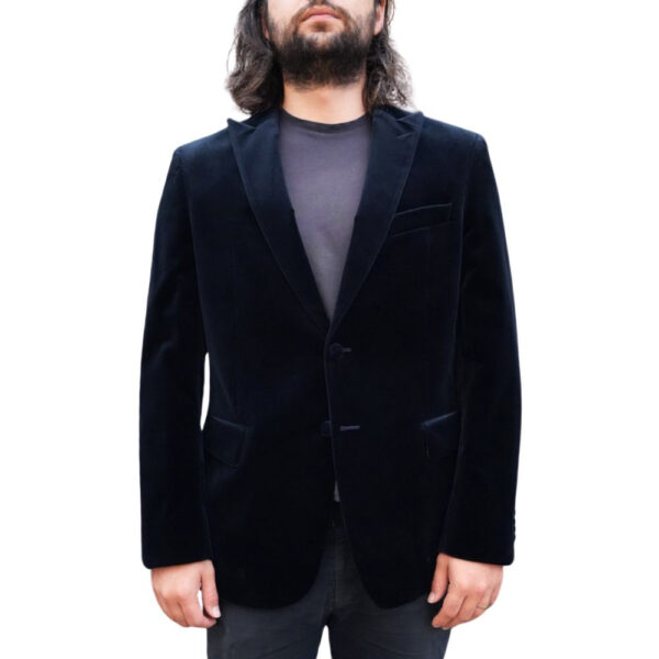 Warwicks Velvet Navy Jacket