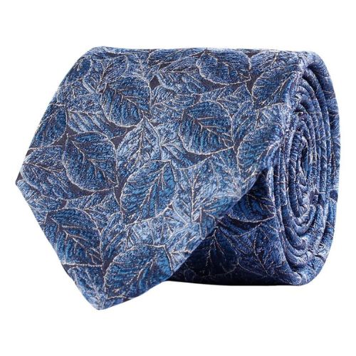 AMANDA CHRISTENSEN Blue Leaves Tie