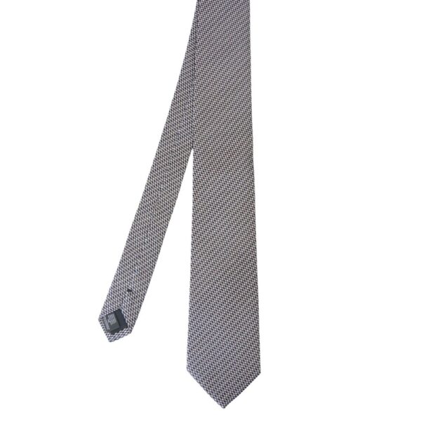 Amanda Christensen Silver Micro Pattern Tie