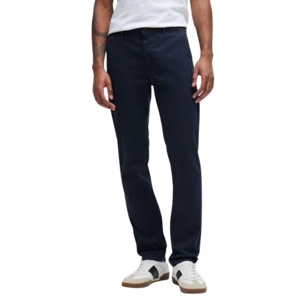 BOSS Slim Fit Kaito Navy Chinos