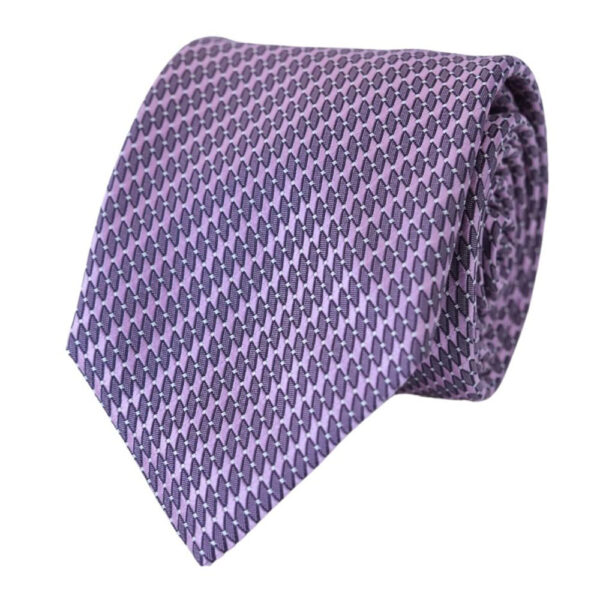 CANALI Pink Oval Patterned Tie