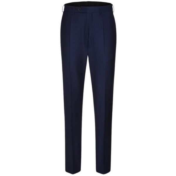 DIGEL Textured Pin Dot Blue Trouser