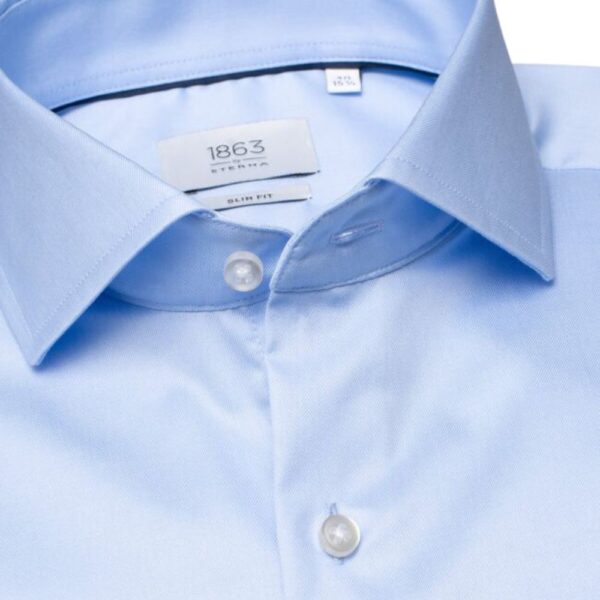 ETERNA 1863 Slim Fit Light Blue Shirt Collar