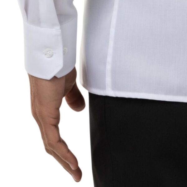 ETERNA Button Down White Shirt Cuff