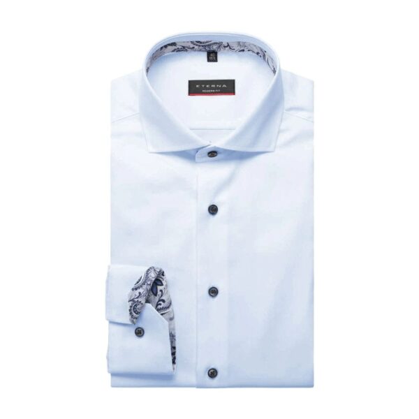 ETERNA Modern Fit Light Blue Shirt