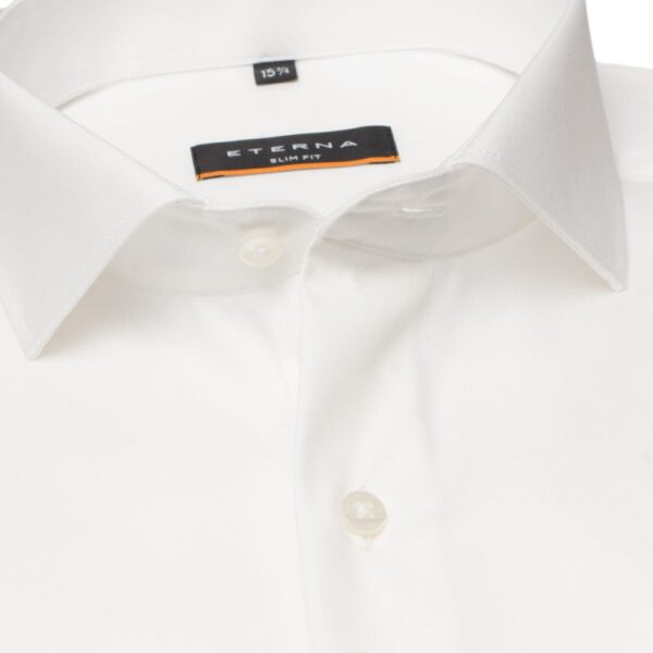 ETERNA Slim Fit Off White Shirt 3