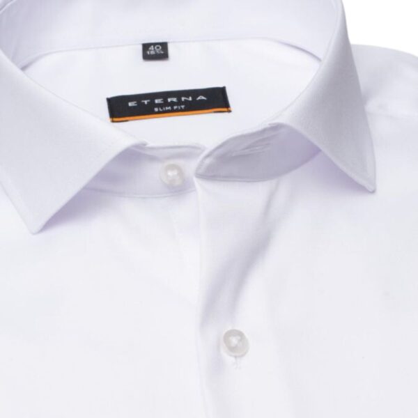 ETERNA Slim Fit White Shirt 5