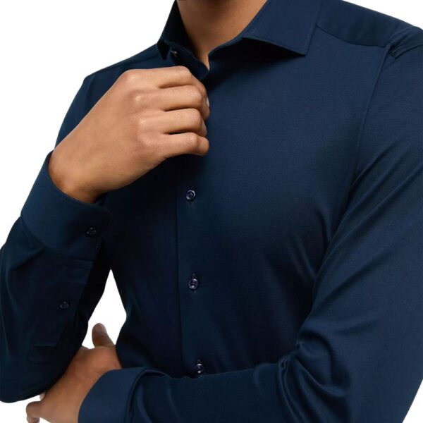 ETERNA Soft Jersey Navy Shirt 5