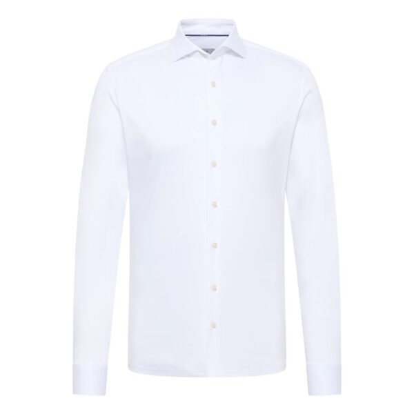 ETERNA Soft Jersey White Shirt 2