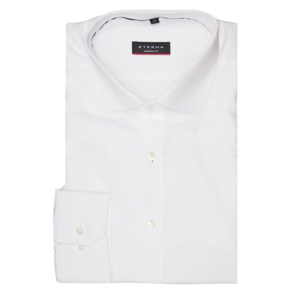 ETERNA Textured White Shirt