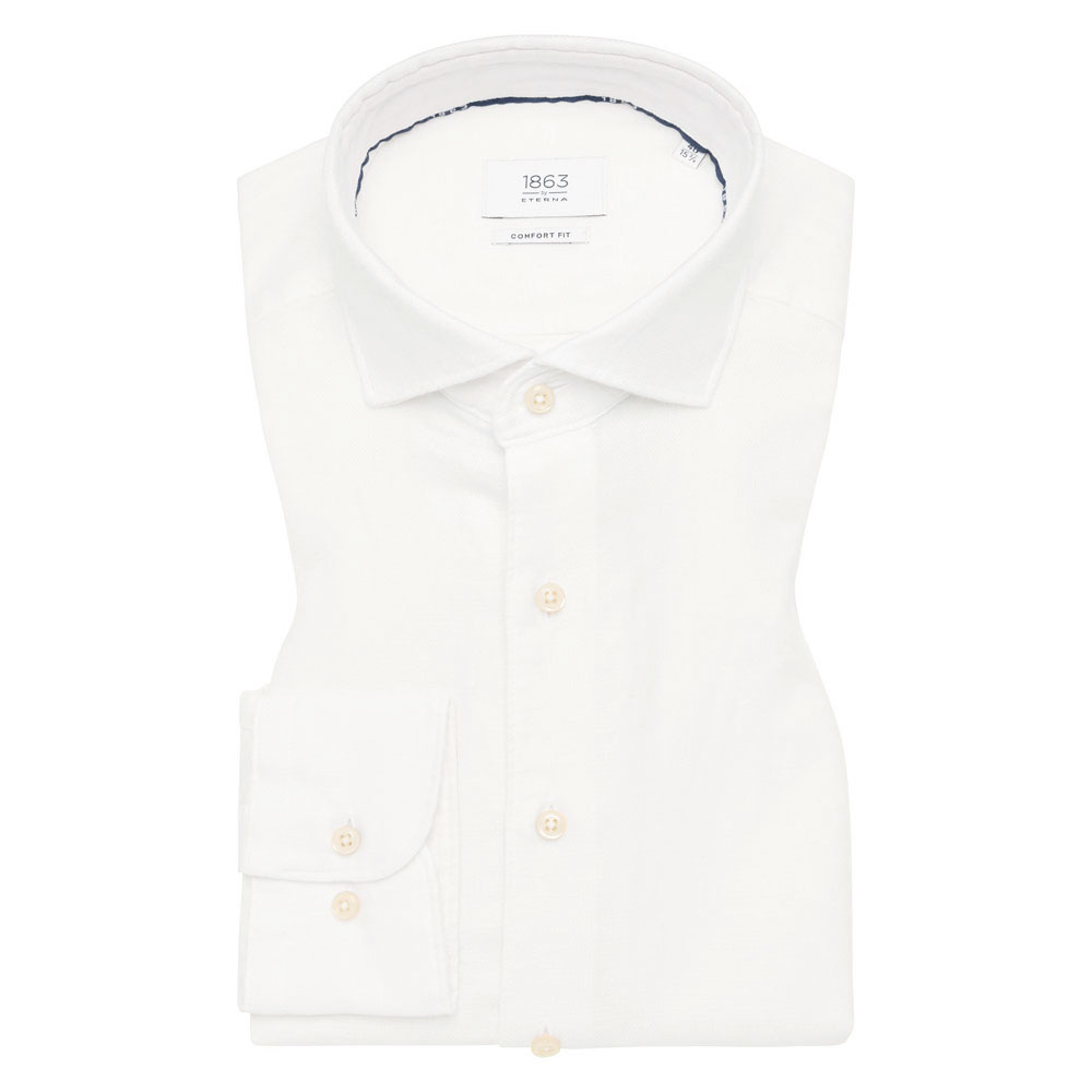 ETERNA White Linen Shirts