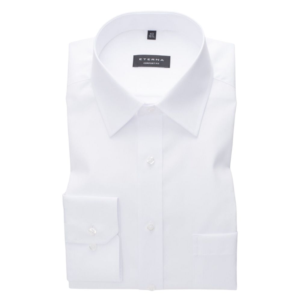 ETERNA White Shirt with Breast Pocket