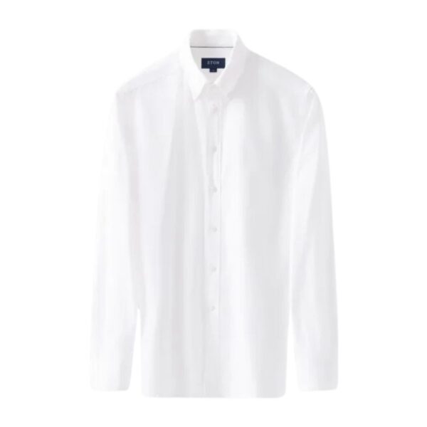 ETON Button Down Royal Oxford White Shirt