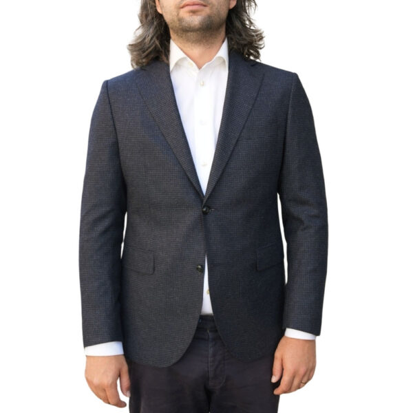 Eduard Dressler Small check charcoal Jacket