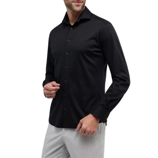 Eterna Black Jersey Shirt 2