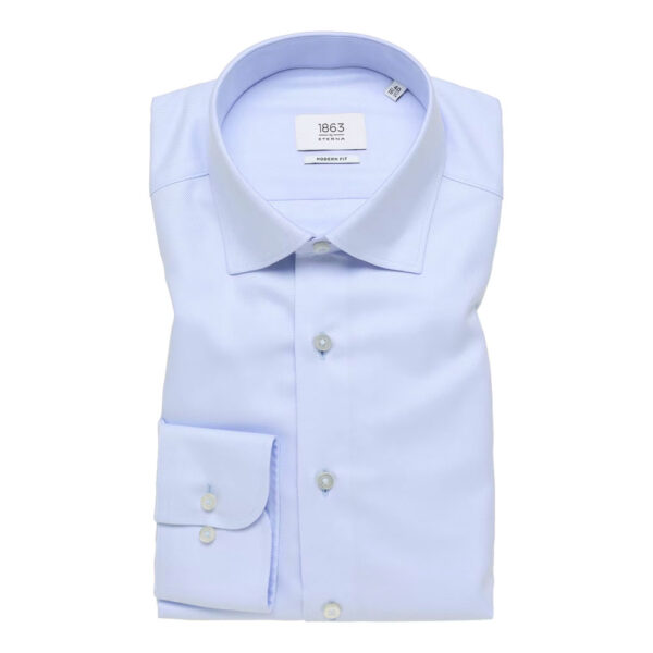 Eterna Light Blue Modern Shirt