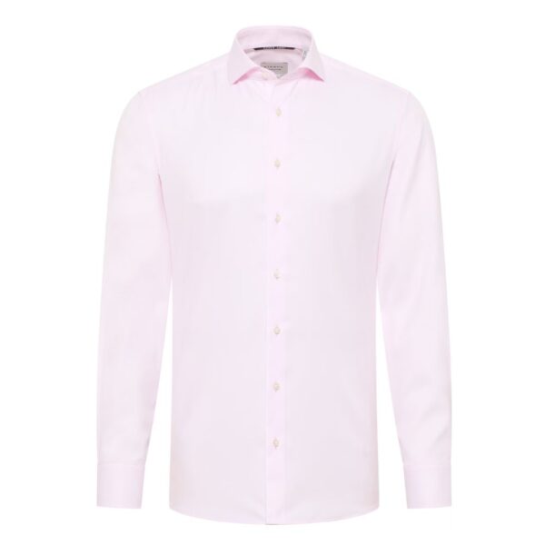 ETERNA Slim Fit Cotton Pink Shirt