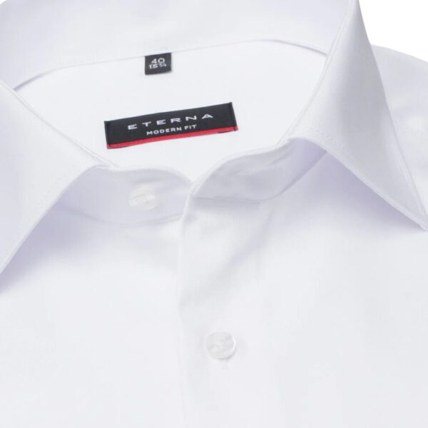 Eterna White Shirt modern fit collar