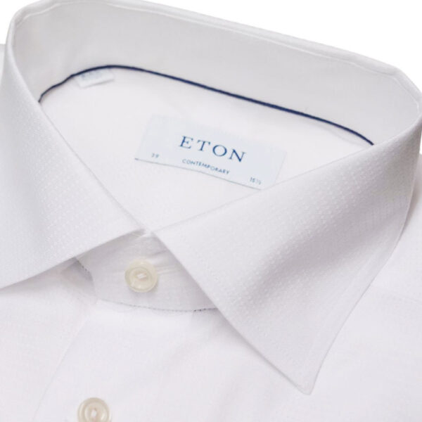 Eton White Shirt French Cuff collar