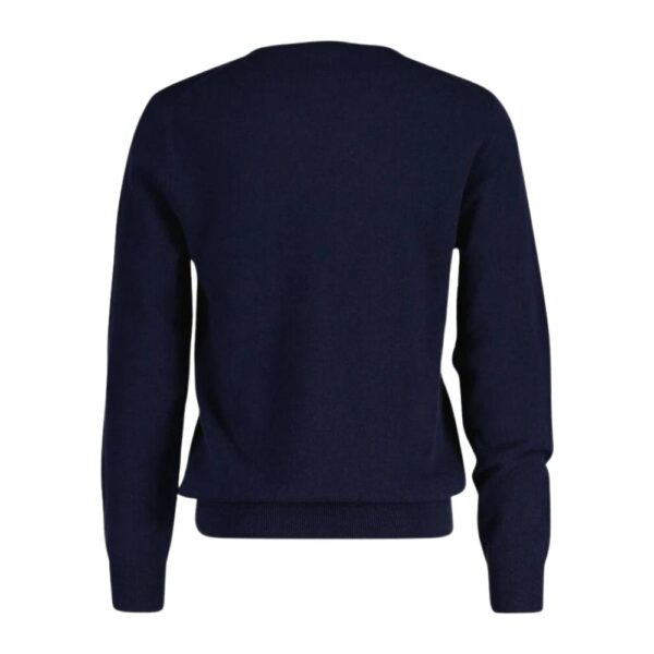 Gant Lambswool V Neck blue 2