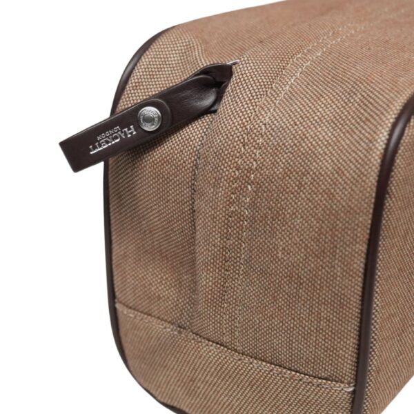 HACKETT BEIGE CANVAS WASHBAG 2