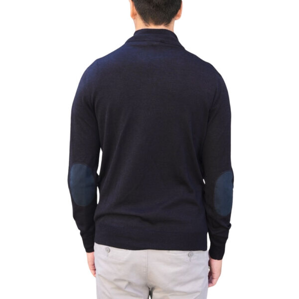 Hackett half zip lightweight jumper back