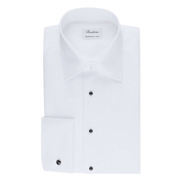 STENSTRÖMS Fitted Body Evening White Shirt