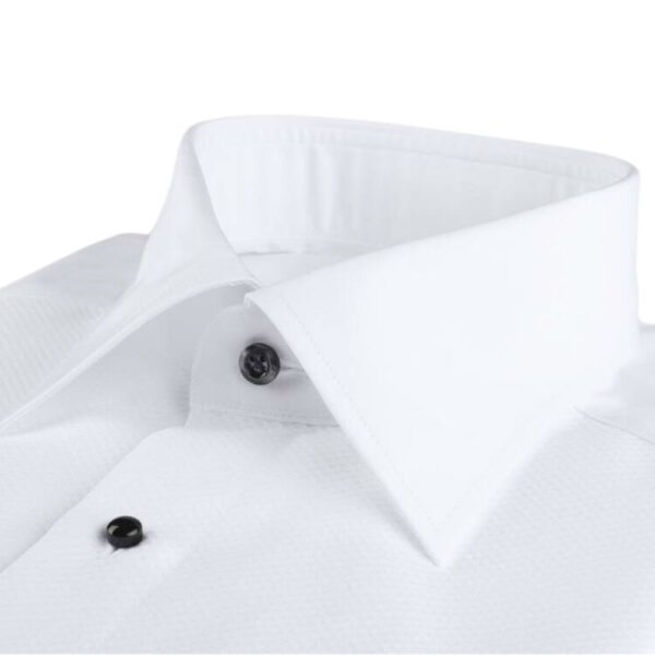 STENSTRÖMS Fitted Body Evening White Shirt - Image 3