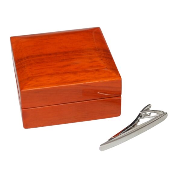 VAN BUCK Silver Tie Clip - Image 3