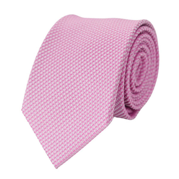 WARWICKS Pure Silk Pink Textured Tie