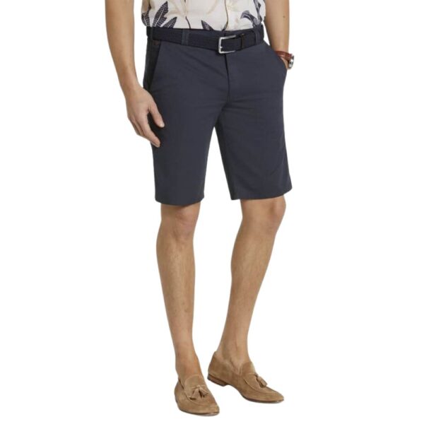 bermuda navy shorts front