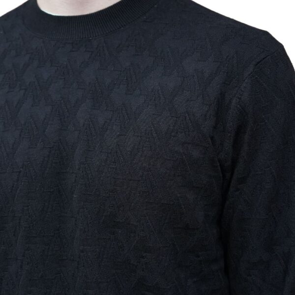 ARMANI EXCHANGE Black Crew Neck Jumper 3