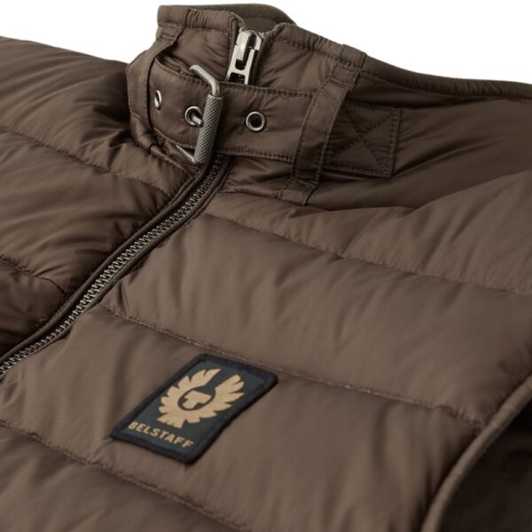 BELSTAFF Circuit Down Filled Nylon Burnt Oak Gilet 3