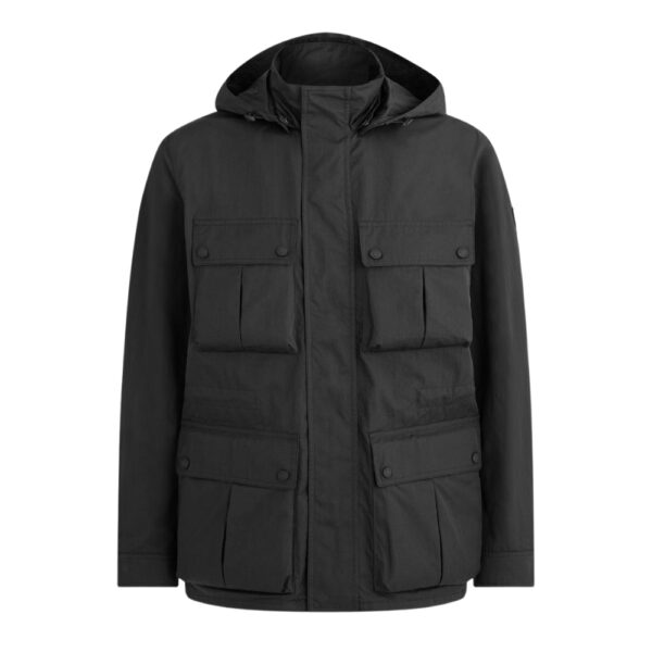 BELSTAFF Drome Cotton Gabardine Black Jacket