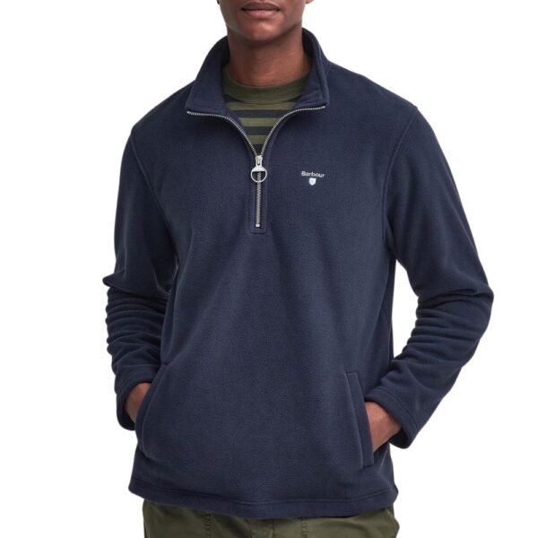 Barbour Fleece In Navy 4